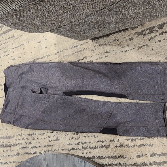 Lululemon Pace Rival Crop *22" Heathered Black / Black - Picture 16 of 16